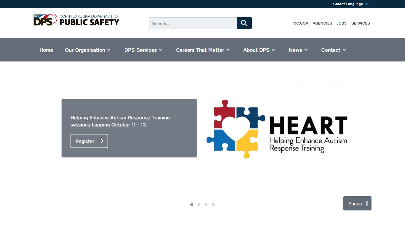 Homepage | NC DPS - North Carolina Department of Public Safety
